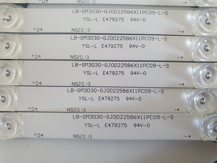 Backlights LB-GM3030-GJ0D22586X11PC09-L-S LB-GM3030-GJ0D22586X11PC09-R-S PHILIPS 58PUS7304/12