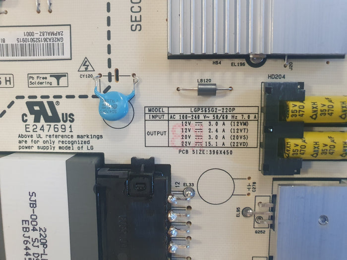EAX69751604 (1.0) power supply LG OLED65G26LA
