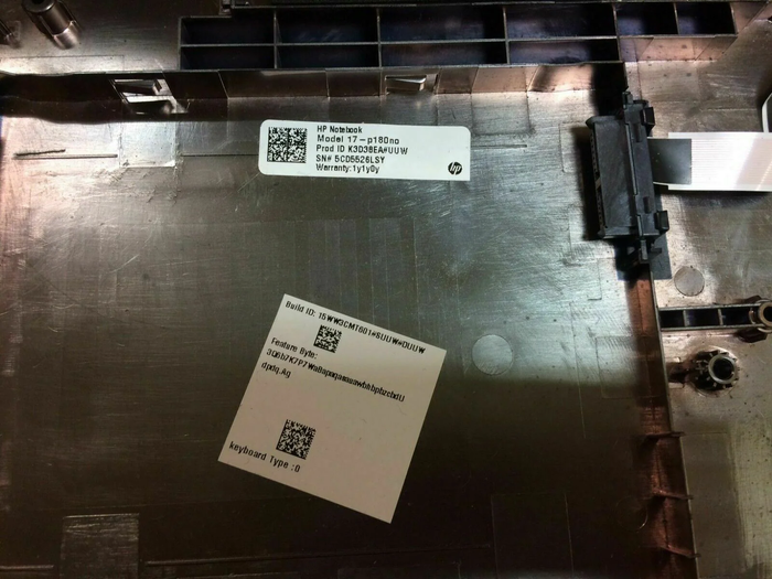 HP bottom cover 17-P180NO