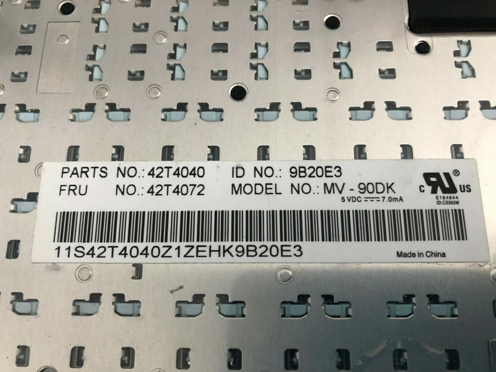 Lenovo 42T4072 keyboard