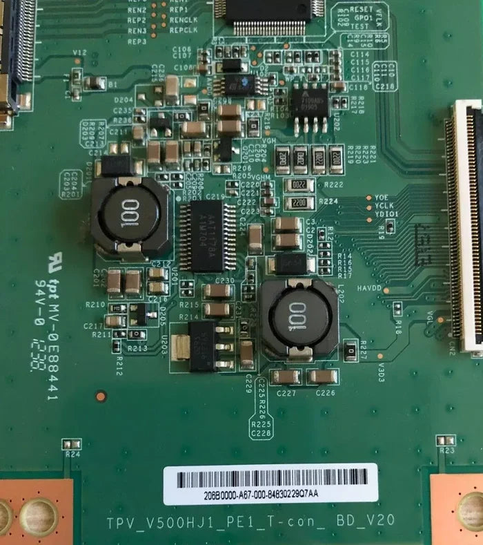 POS_V500HJ1_PE1_T-con_BD_V20 t-con board from Philips 50PFL3807