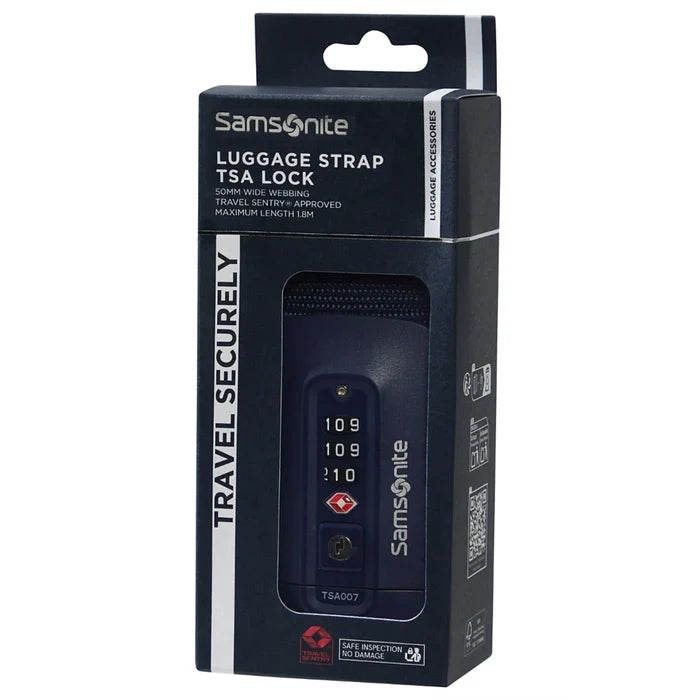 Samsonite Luggage Strap with TSA Lock - Midnight Blue
