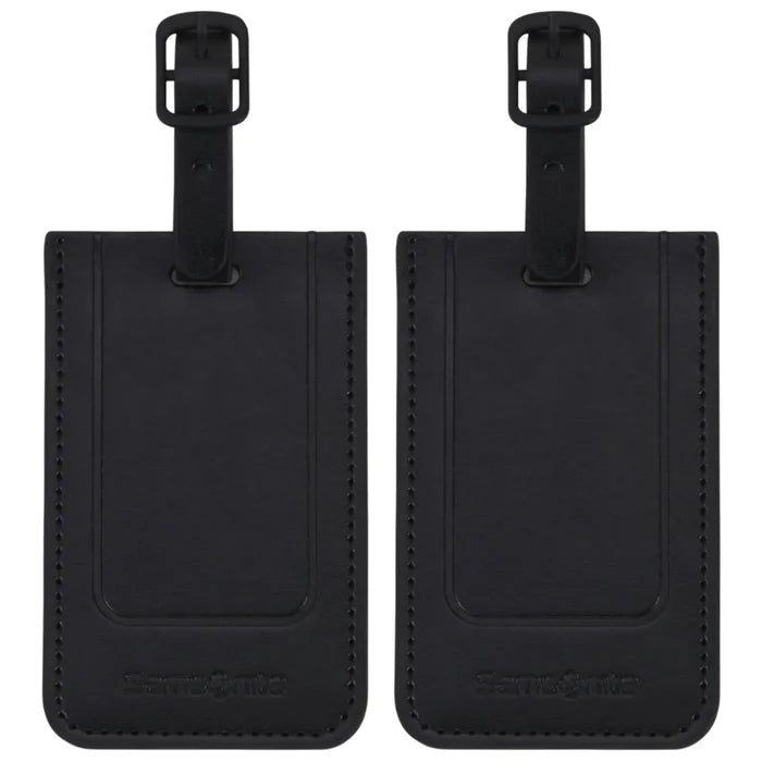 Samsonite Rectangle Luggage Tag (2 Pack) - Black