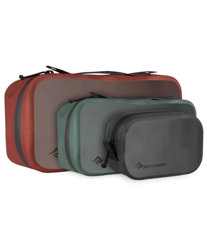 Sea to Summit Hydraulic Packing Cube 3 Piece Set (XS, S, M) - Multi-Colour