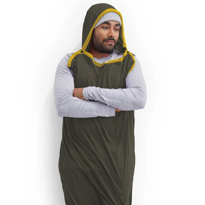 Sea To Summit Reactor Midweight Sleeping Bag Liner (Short Size) - Dark Grey
